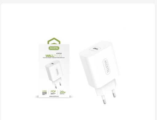 Cargador rápido Accetel AC620W PD 20 W