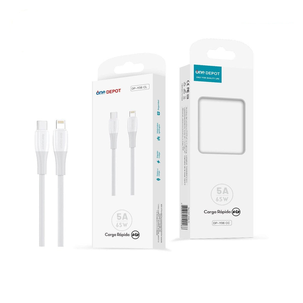 Cable C a Lightning 65w one depot