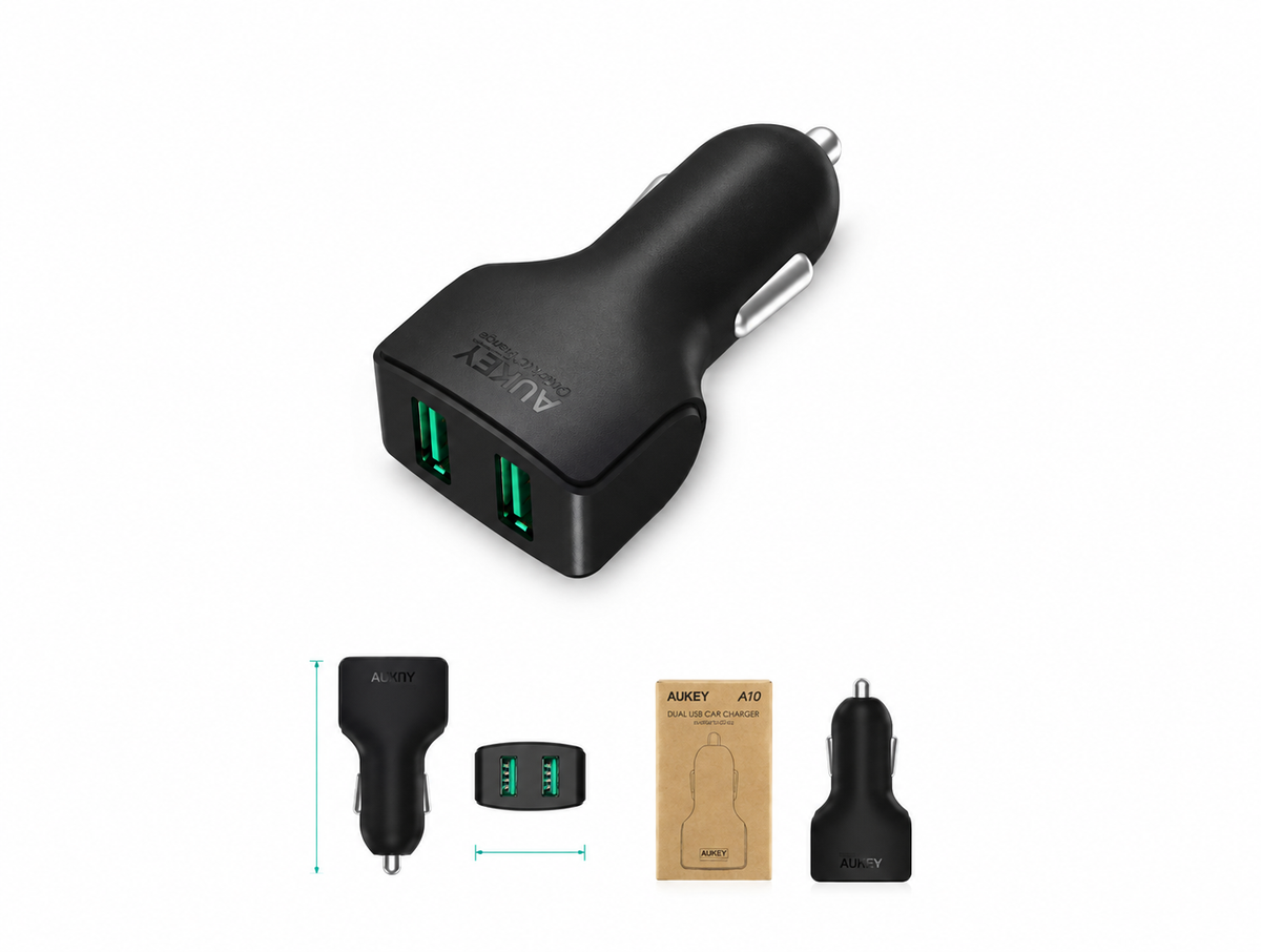 Cargador de coche Aukey CC-S3 24 W