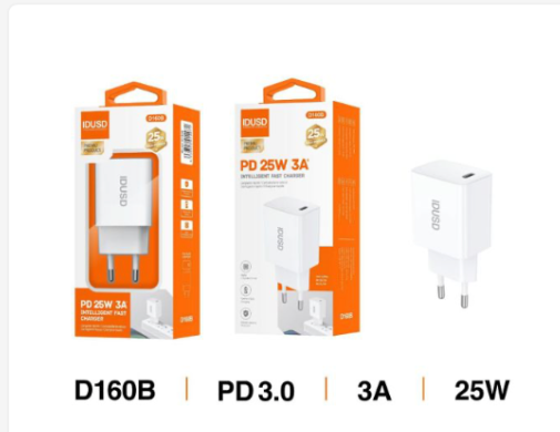 Cargador de pared Idusd D160B PD 25 W