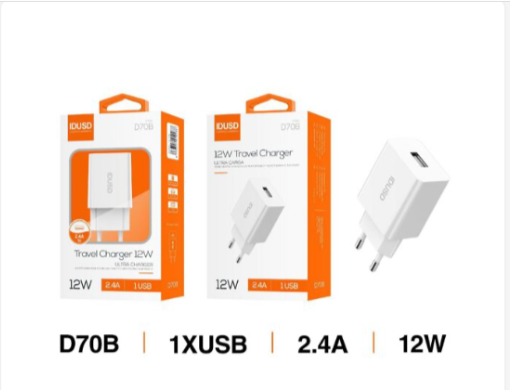 Cargador de pared Idusd D70B USB 12 W