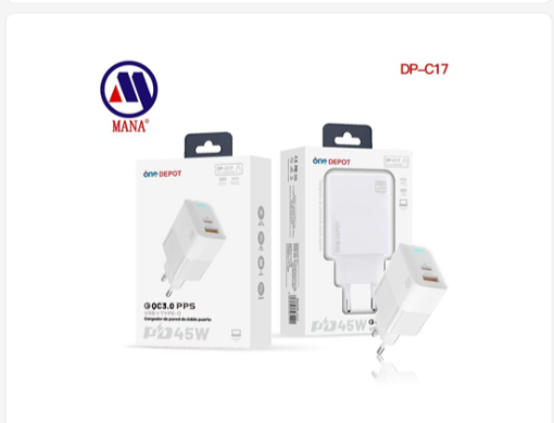 Cargador One Depot DP-C17 PD 45 W blanco