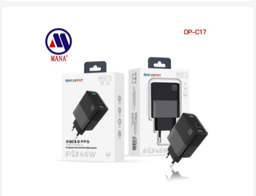 Cargador One Depot DP-C17 PD 45 W negro