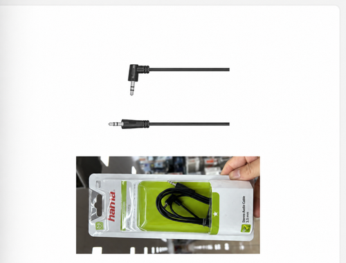 Cable jack estéreo 3,5 mm macho 1,5 m