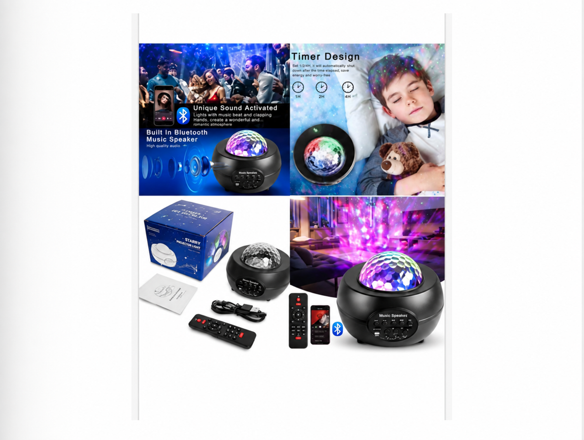 Proyector láser con Bluetooth