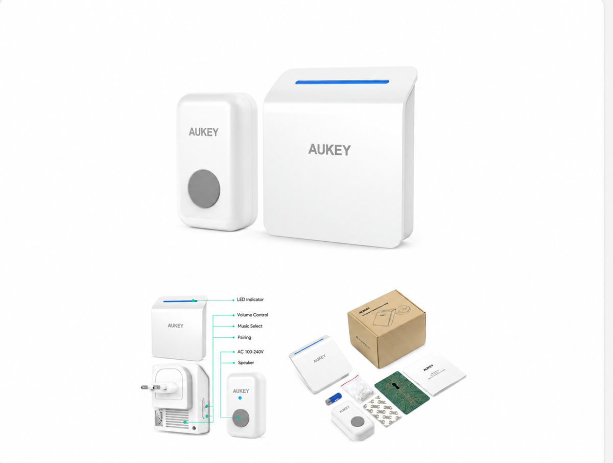 Timbre inalámbrico Aukey ST-D1