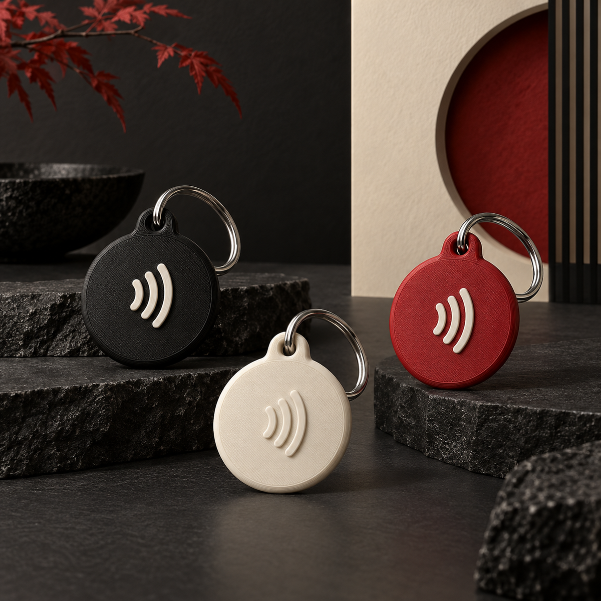 Llaveros NFC personalizados Takumi Studio